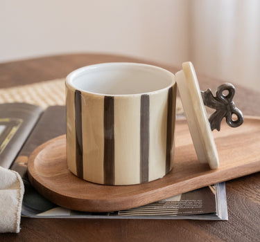 Handmade Storage Jar Bow - Things I Like Things I Love