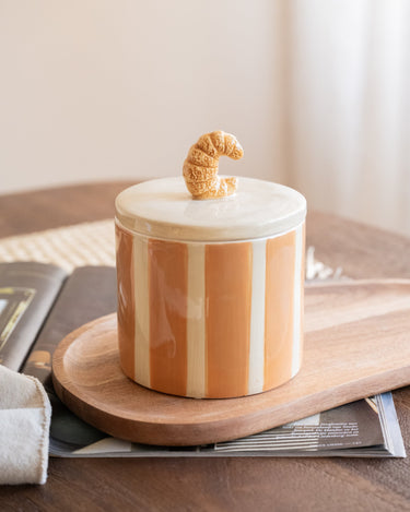 Handmade Storage Jar Croissant - Things I Like Things I Love