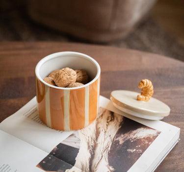 Handmade Storage Jar Croissant - Things I Like Things I Love