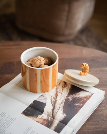 Handmade Storage Jar Croissant - Things I Like Things I Love