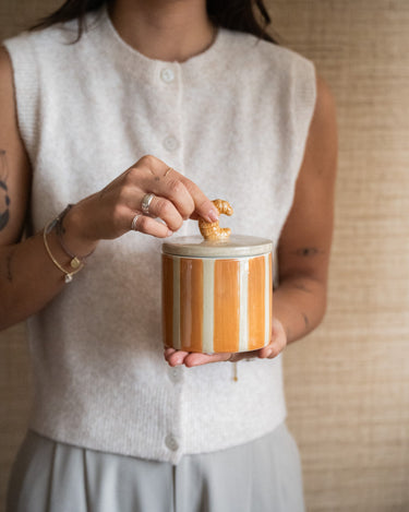 Handmade Storage Jar Croissant - Things I Like Things I Love