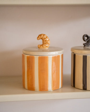 Handmade Storage Jar Croissant - Things I Like Things I Love