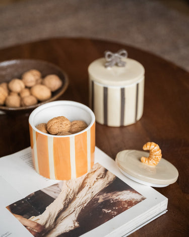 Handmade Storage Jar Croissant - Things I Like Things I Love