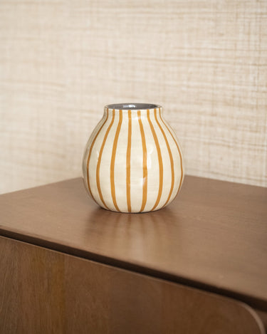 Handmade Vase Mia Stripe - Things I Like Things I Love