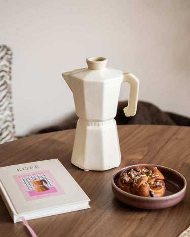 Handmade Vase Percolator Beige - Things I Like Things I Love