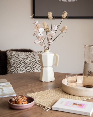 Handmade Vase Percolator Beige - Things I Like Things I Love