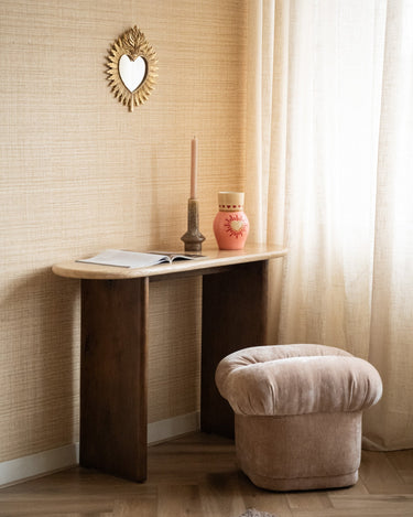 Handmade Vase Sunlit Heart - Things I Like Things I Love