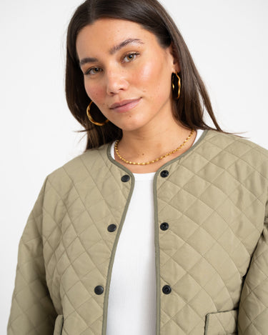 Harper Quilted Jacket Mermaid Kalamata - Things I Like Things I Love