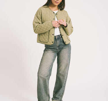 Harper Quilted Jacket Mermaid Kalamata - Things I Like Things I Love