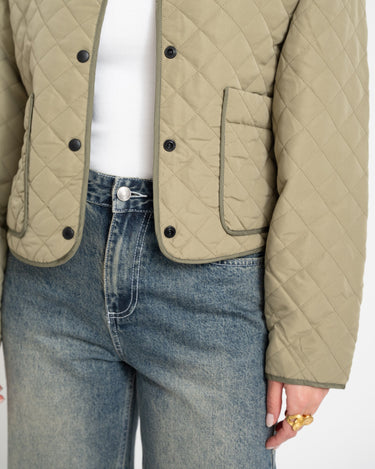 Harper Quilted Jacket Mermaid Kalamata - Things I Like Things I Love