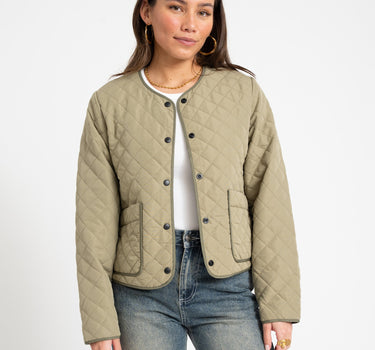 Harper Quilted Jacket Mermaid Kalamata - Things I Like Things I Love