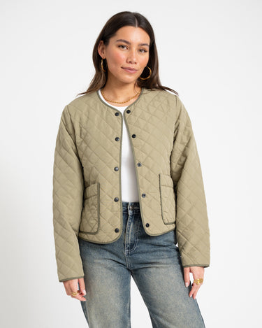 Harper Quilted Jacket Mermaid Kalamata - Things I Like Things I Love