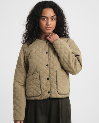 Harper Quilted Jacket Mermaid Kalamata - Things I Like Things I Love