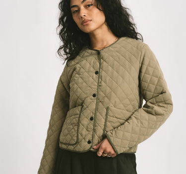 Harper Quilted Jacket Mermaid Kalamata - Things I Like Things I Love