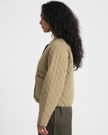 Harper Quilted Jacket Mermaid Kalamata - Things I Like Things I Love