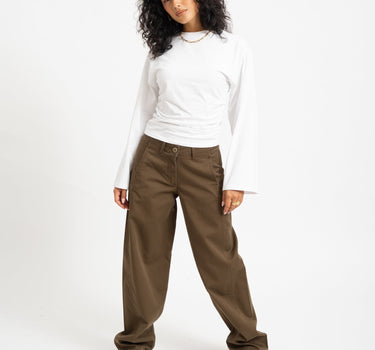 Hazel Kira Bareel Pants Beech - Things I Like Things I Love
