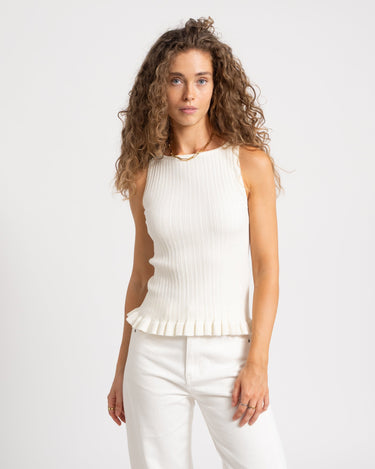 Hazel Top Knit Vanilla Ice - Things I Like Things I Love