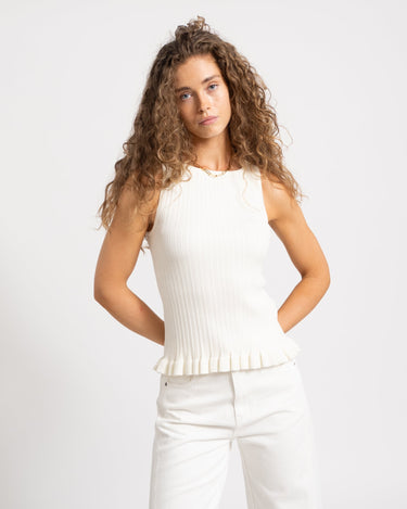 Hazel Top Knit Vanilla Ice - Things I Like Things I Love