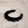 Headband Croissant Black Velvet - Things I Like Things I Love