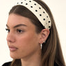 Headband Polkadot White - Things I Like Things I Love