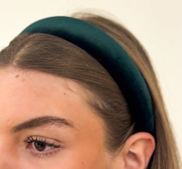 Headband Velvet Green - Things I Like Things I Love