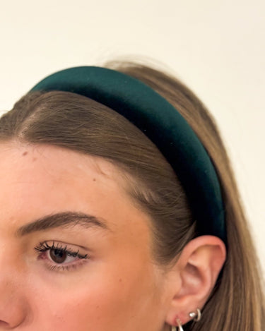 Headband Velvet Green - Things I Like Things I Love