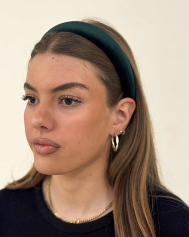 Headband Velvet Green - Things I Like Things I Love