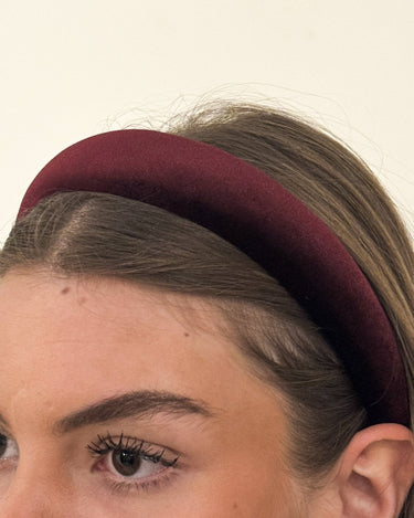 Headband Velvet Red - Things I Like Things I Love