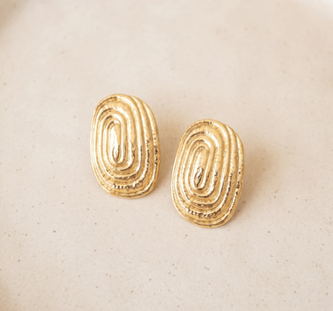 TILTIL Set van 2 Sol Stud Earrings Goud