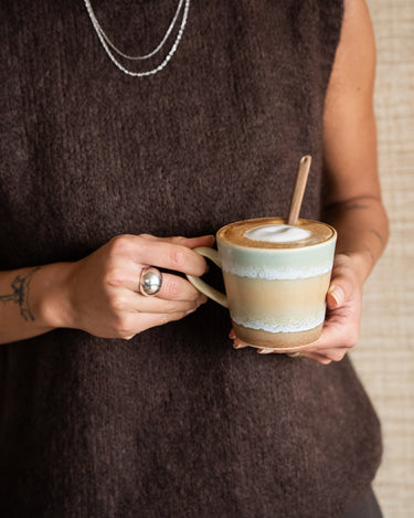 HKLIVING Cappuccino Mug Skyline - Things I Like Things I Love