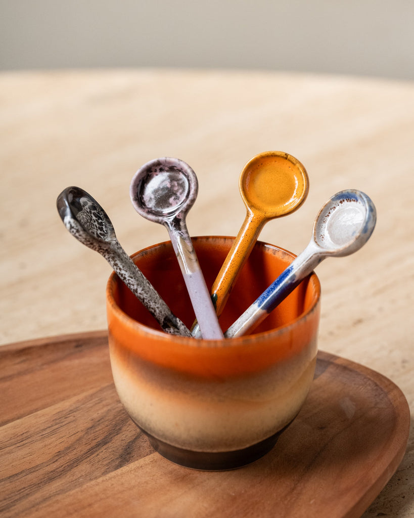 HKliving Ceramic Spoon Force - SET OF 4 - Things I Like Things I Love