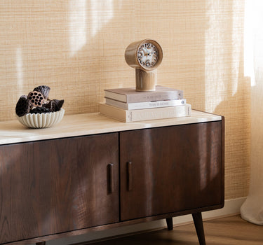 HKLIVING Clock Retro Ceramic Cream - Things I Like Things I Love