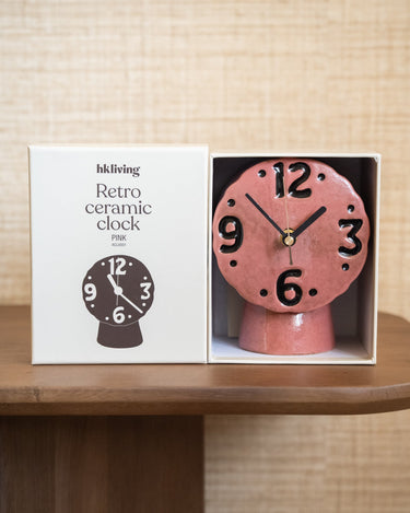 HKLIVING Clock Retro Pink - Things I Like Things I Love