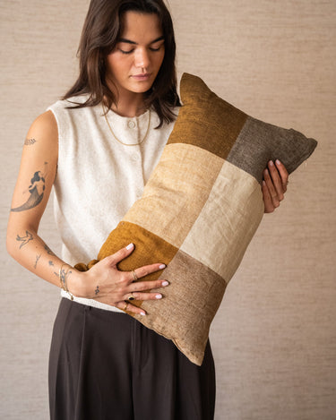HKLIVING Cushion Meadow Woven Linen - Things I Like Things I Love