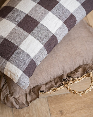 HKLIVING Cushion Vineyard Woven Linen - Things I Like Things I Love