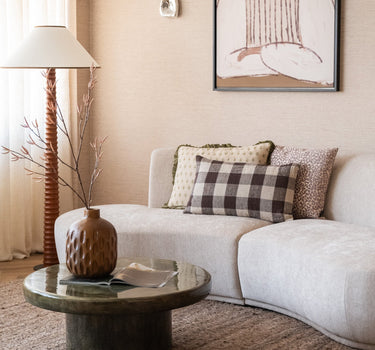 HKLIVING Cushion Vineyard Woven Linen - Things I Like Things I Love