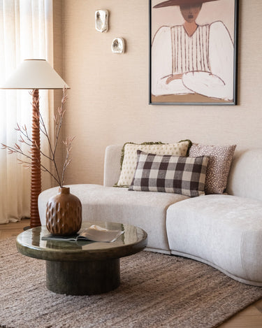 HKLIVING Cushion Vineyard Woven Linen - Things I Like Things I Love