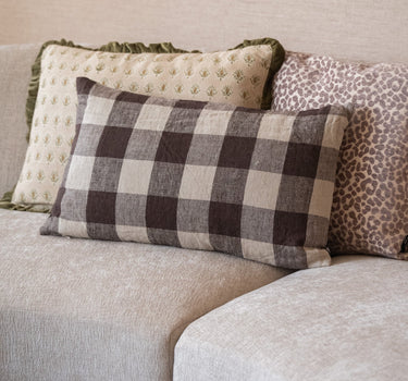 HKLIVING Cushion Vineyard Woven Linen - Things I Like Things I Love