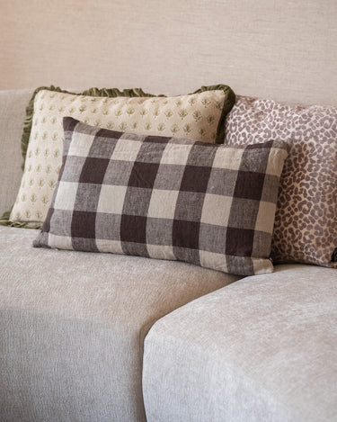 HKLIVING Cushion Vineyard Woven Linen - Things I Like Things I Love