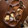 HKLIVING Handgesneden Borrelschaal Acaciahout Bruin - Things I Like Things I Love