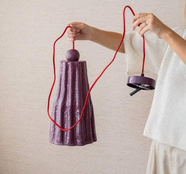 HKLIVING Hanglamp Flow Bordeaux - Things I Like Things I Love