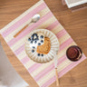 HKLIVING Placemat Striped Pink - Things I Like Things I Love