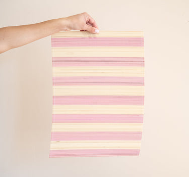 HKLIVING Placemat Striped Pink - Things I Like Things I Love