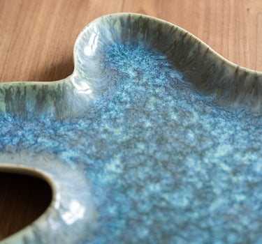 HKLIVING Servering Plate Shell Teal - Things I Like Things I Love