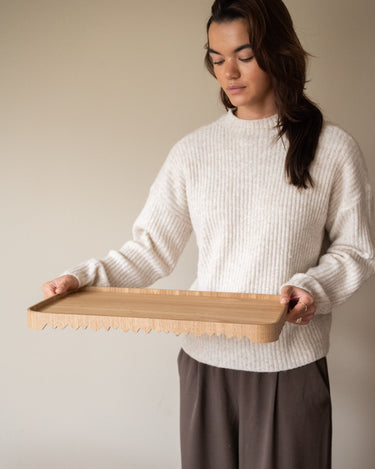 HKLIVING Serving Tray Natural Wood - Things I Like Things I Love