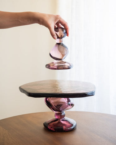 HKLIVING Taartplateau Jewel Amethist Roze - Things I Like Things I Love