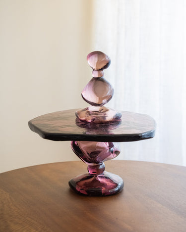 HKLIVING Taartplateau Jewel Amethist Roze - Things I Like Things I Love