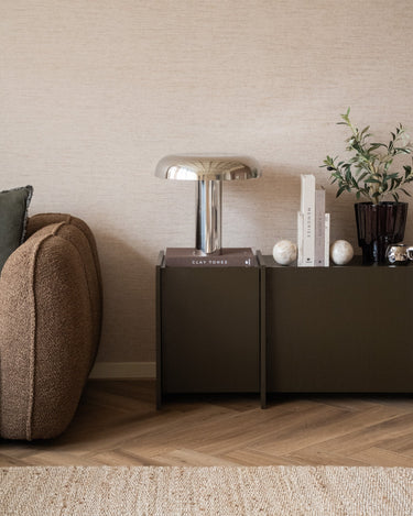 HKLIVING Table Lamp Mushroom Chrome - Things I Like Things I Love