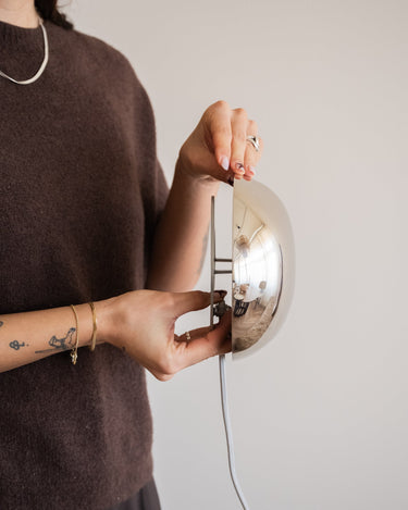 HKLIVING Wall Lamp Orb Chrome - Things I Like Things I Love