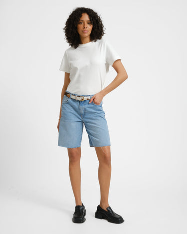 Holla Loose Shorts Light Blue Denim - Things I Like Things I Love